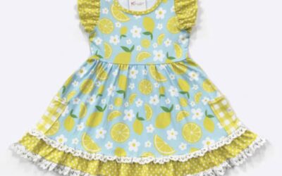 Lemon Blossom Grow-With-Me Play Dress