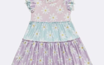 Pastel Daisies Grow-With-Me Play Dress