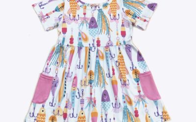 Fishing Lures Grow-With-Me Play Dress