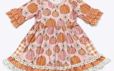 Daisy Pumpkin Girls Play Dress