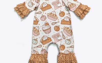 Pumpkin Pie Ruffle Romper