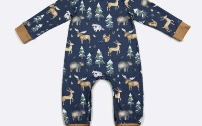 Woodland Friends Boy’s Romper