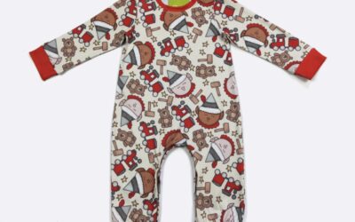 Santa Helpers Boy’s Romper