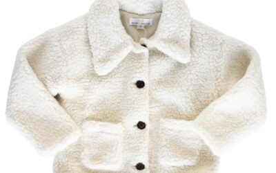 Stevie Teddy Jacket in Ivory