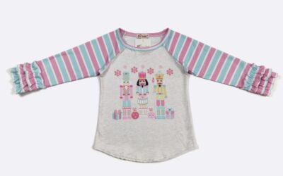 Nutcracker Girls Raglan Shirt