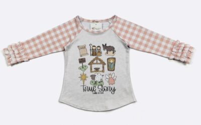 True Story Girls Raglan Shirt