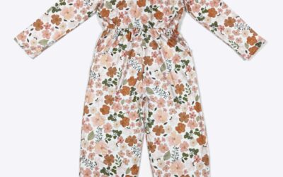 Amber Blooms Girl’s Romper