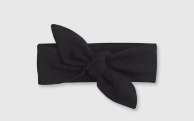 Baby Girl’s Black Cotton Headband